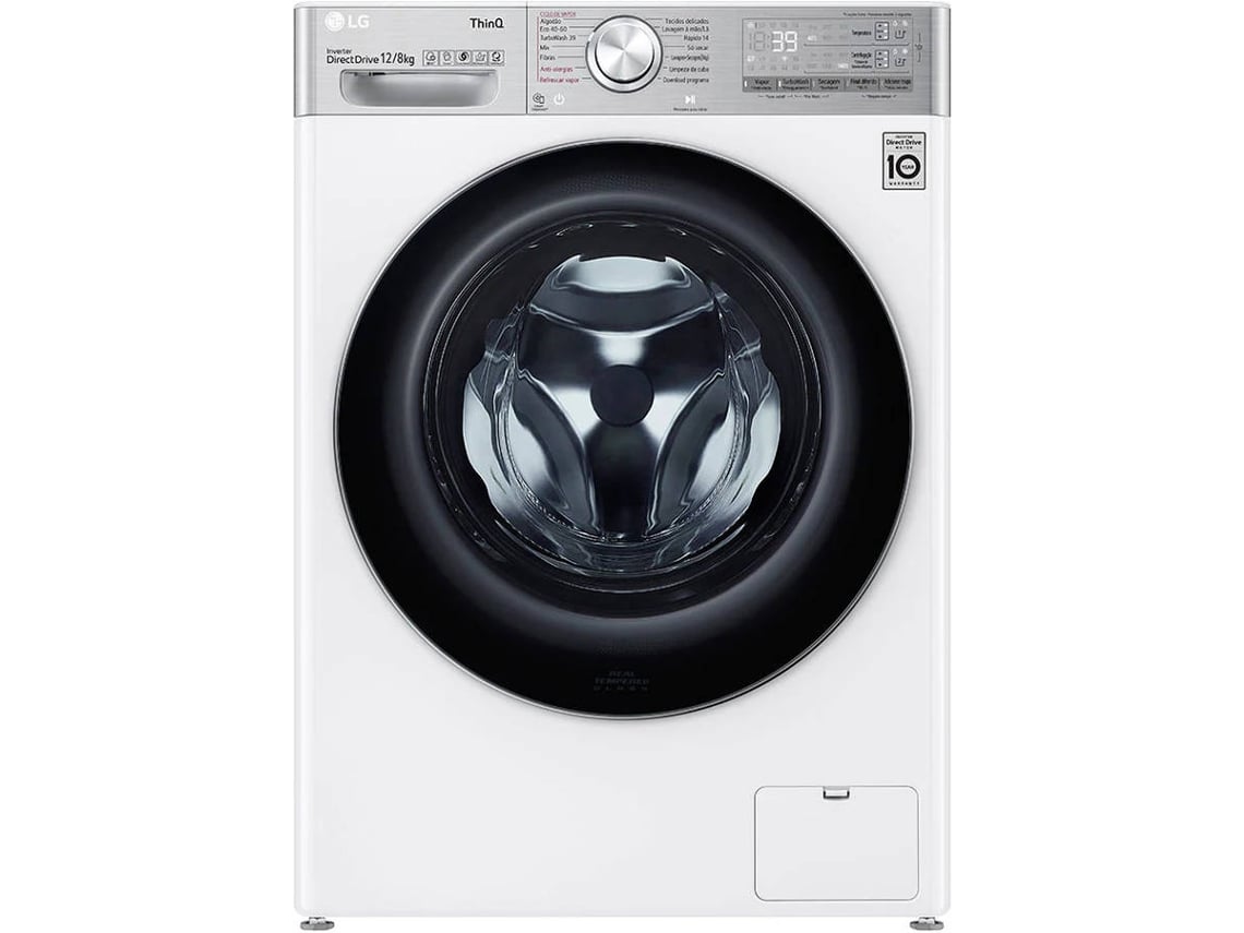 Máquina de Lavar e Secar Roupa LG F4DV9512P2W (8/12 kg - 1400 rpm - Branco)