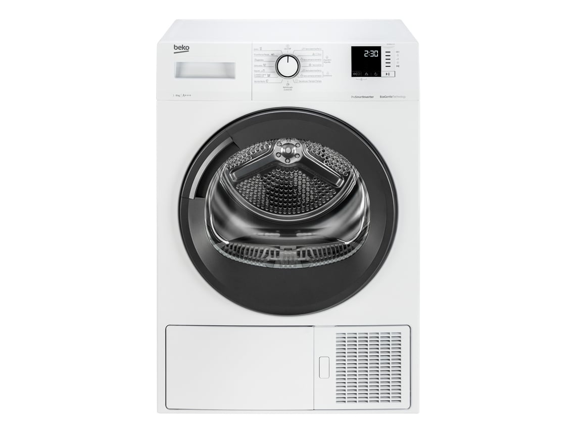 Máquina de Secar Roupa BEKO DS 8512 CX (8 kg - Bomba de Calor - Branco)